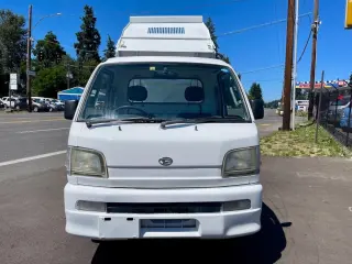 1999 Daihatsu Hi-Jet PTO HD Dump EFI 4WD, 2Hi-4Hi-4Lo, 5MT — Passo White Mini Dump Trucks, photo 1 of 9