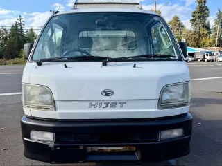 1999 Daihatsu Hi-Jet PTO HD Dump EFI 4WD, 2Hi-4Hi-4Lo, PS, 5MT — White Mini Dump Trucks, photo 3 of 9