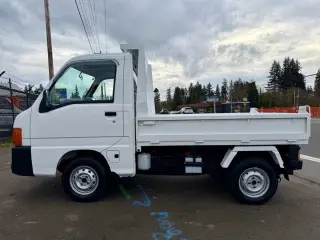 1999 Subaru Sambar HD Dump 4WD, 2Hi-4Hi, EL Gear, 5MT, Like New! — Polar White Mini Dump Trucks, photo 7 of 9