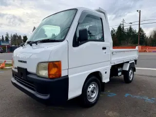 1999 Subaru Sambar HD Dump 4WD, 2Hi-4Hi, EL Gear, 5MT, Like New! — Polar White Mini Dump Trucks, photo 5 of 9