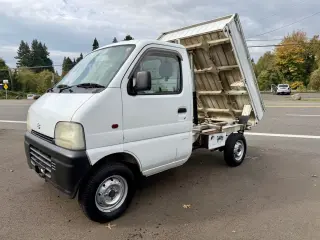 1999 Suzuki Carry SD Dump EFI 4WD, 2Hi-4Hi-4Lo, AC, 5MT, Difflock — Superior White Mini Dump Trucks, photo 3 of 9