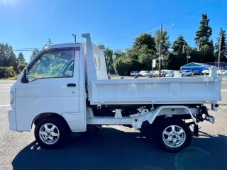 2000 Daihatsu Hi-Jet PTO HD Dump EFI 4WD, 2Hi-4Hi-4Lo, 5MT, PS, AC — White Mini Dump Trucks, photo 5 of 9