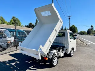 2000 Daihatsu Hi-Jet PTO HD Dump EFI 4WD, 2Hi-4Hi-4Lo, 5MT, PS, AC — White Mini Dump Trucks, photo 9 of 9