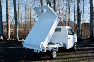 2000 Suzuki Carry HD Dump 4WD, 2Hi-4Hi-4Lo, AC, 5MT, Like New! — White Mini Dump Trucks, photo 7 of 9