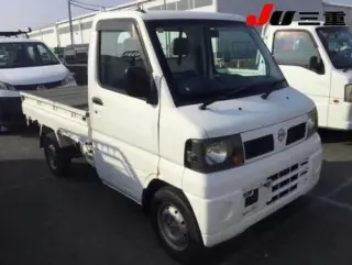White 2011 Nissan Clipper Japanese Kei Truck (ac, ps, dump), 25,386 miles, 660cc 3-cylinder, stock KTD-0183 (photo 2)