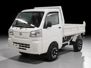 Daihatsu Hijet HD Dump Auto (White) — White 4WD Mini Dump Trucks, photo 2 of 11