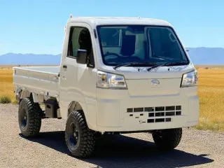 Daihatsu Hijet LD Dump Auto (Silver) — Silver 4WD Mini Dump Trucks, photo 7 of 11