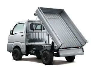 Daihatsu Hijet LD Dump Manual (Silver) — Silver 4WD Mini Dump Trucks, photo 1 of 11