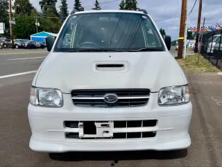 1998 Daihatsu Move SR-XX Turbo Intercooled 2WD,PS,PL,PW,AC,5MT — White Kei Cars, photo 3 of 9