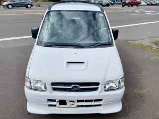 1998 Daihatsu Move SR-XX Turbo Intercooled 2WD,PS,PL,PW,AC,5MT — White Kei Cars, photo 2 of 9