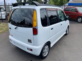 1998 Daihatsu Move SR-XX Turbo Intercooled 2WD,PS,PL,PW,AC,5MT — White Kei Cars, photo 9 of 9