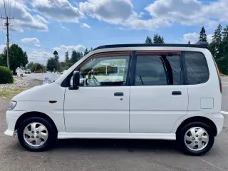 1998 Daihatsu Move SR-XX Turbo Intercooled 2WD,PS,PL,PW,AC,5MT — White Kei Cars, photo 6 of 9