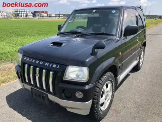 1999 Mitsubishi Mini Pajero, SUV — Black 4WD Kei Cars, photo 2 of 11