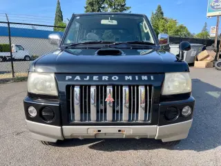 1999 Mitsubishi Pajero Mini Duke V Turbo Intercooled 4WD, Auto — Mystic Black / Silver Metallic Kei 4x4 & Jimny, photo 1 of 9