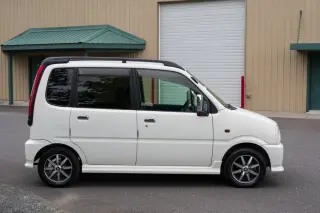 2000 Daihatsu Move EFI DOHC 2WD, PS, PW, PL, AC, Airbags, Automatic — Passo White Kei Cars, photo 8 of 9