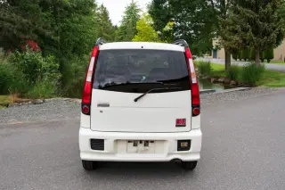 2000 Daihatsu Move EFI DOHC 2WD, PS, PW, PL, AC, Airbags, Automatic — Passo White Kei Cars, photo 6 of 9