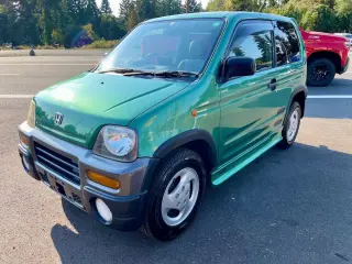 2000 Honda Z UM-4 Turbo AWD, Mid-Engine, AC, PS, PW, PL, Airbags — Green Kei Cars, photo 4 of 9