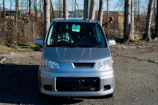 Storm Silver Metallic 2001 Honda Life Dunk Turbo Intercooled FWD, PW, PL, PS, PM, Auto kei car, stock KTD-0205 (photo 1)
