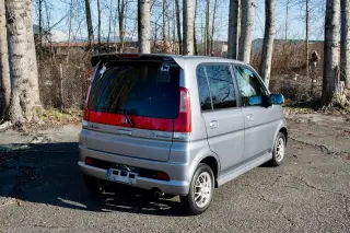Storm Silver Metallic 2001 Honda Life Dunk Turbo Intercooled FWD, PW, PL, PS, PM, Auto kei car, stock KTD-0205 (photo 5)