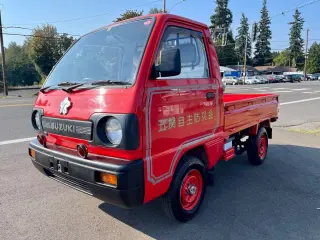 1990 Suzuki Carry Fire 4WD, 2Hi-4Hi,4Lo, 4MT, Like New! — Red Kei Trucks, photo 3 of 9