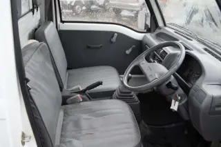 1991 Subaru Sambar 4WD, 2Hi-4Hi, EL Gear, 5MT — Polar White Kei Trucks, photo 9 of 9