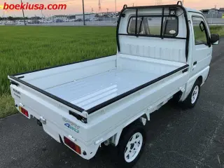 White 1992 Suzuki Carry Truck, 4-Speed Manual, imported kei truck, stock KTD-0218 (photo 4)