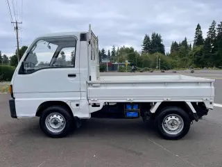 1993 Subaru Sambar Special 4WD, 2Hi-4Hi, EL Gear, 5MT — White Kei Trucks, photo 4 of 9