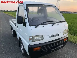 1994 Suzuki Carry Mini Truck, Kei Truck - Boeki USA — White 4WD Kei Trucks, photo 1 of 11
