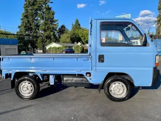Blue 1995 Honda Acty Super Delux RealTime 4WD, Mid-Engine, 5MT, Rare!, Manual, imported kei truck, stock KTD-0244 (photo 8)