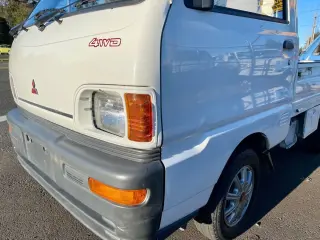 1995 Mitsubishi Minicab 4WD, 2Hi-4Hi-4Lo, PS, 5MT, Like New — White Kei Trucks, photo 9 of 9