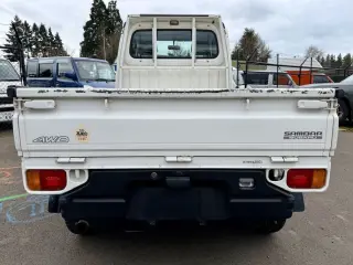 Polar White 1995 Subaru Sambar 4WD, 2Hi-4Hi, Extra Low Gear, 5MT, Like New!, 5,188 miles, stock KTD-0251 (photo 6)