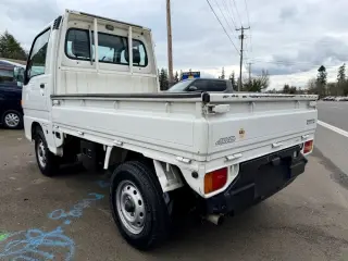 Polar White 1995 Subaru Sambar 4WD, 2Hi-4Hi, Extra Low Gear, 5MT, Like New! kei truck for sale, stock KTD-0251 (photo 5)
