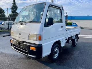 1995 Subaru Sambar Special 4WD, 2Hi-4Hi, EL Gear, 5MT — White Kei Trucks, photo 3 of 9