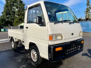 1995 Subaru Sambar Special 4WD, 2Hi-4Hi, EL Gear, 5MT — White Kei Trucks, photo 1 of 9