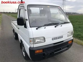 1995 Suzuki Carry Mini Truck, Kei Truck - Boeki USA — White 4WD Kei Trucks, photo 1 of 11