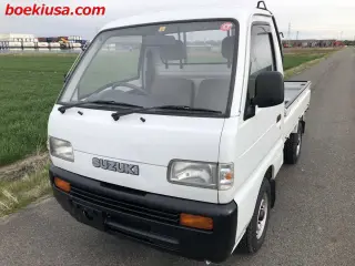 1995 Suzuki Carry Mini Truck, Kei Truck - Boeki USA — White 4WD Kei Trucks, photo 2 of 11