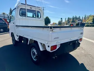 1996 Subaru Sambar 4WD, 2Hi-4Hi, Extra Low Gear, 5MT — Polar White Kei Trucks, photo 5 of 9