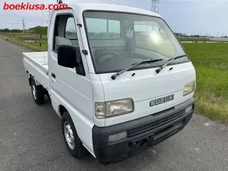1996 Suzuki Carry Truck — White 4WD Kei Trucks, photo 1 of 11