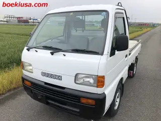 1996 Suzuki Carry Truck — White 4WD Kei Trucks, photo 2 of 11