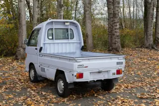 1997 Daihatsu Hi-Jet IS Twincam 12V 4WD, 2Hi-4Hi,4Lo, AC, 5MT — Purple Kei Trucks, photo 4 of 9