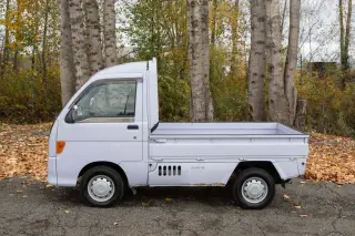 1997 Daihatsu Hi-Jet IS Twincam 12V 4WD, 2Hi-4Hi,4Lo, AC, 5MT — Purple Kei Trucks, photo 3 of 9