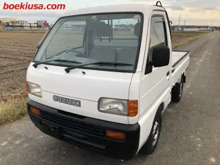 1997 Suzuki Carry Truck — White 4WD Kei Trucks, photo 2 of 11
