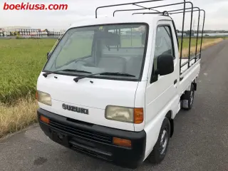 1997 Suzuki Carry Mini Truck, Kei Truck - Boeki USA — White 4WD Kei Trucks, photo 2 of 11