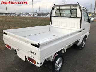 1997 Suzuki Carry Mini Truck, Kei Truck - Boeki USA — White 4WD Kei Trucks, photo 4 of 11