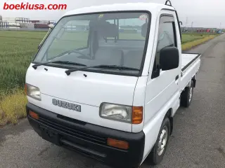 1997 Suzuki Carry Truck — White 4WD Kei Trucks, photo 2 of 11