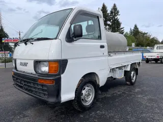 White 1998 Daihatsu Hi-Jet Drum 4WD, 2Hi-4Hi, 5MT, Clean, 58,110 miles, EFNS 660cc 3 Cylinder, stock KTD-0292 (photo 2)
