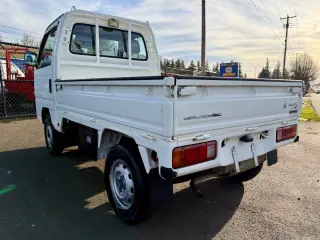 1998 Honda Acty Super Delux 4WD Mid-Engine, AC, 5MT, Like New! — Taffeta White Kei Trucks, photo 5 of 9