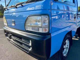 1998 Honda Acty Super Delux RealTime 4WD, Mid-Engine, 5MT — Blue Kei Trucks, photo 9 of 9