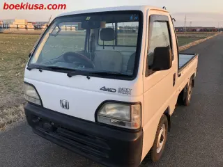 1998 Honda Acty Mini Truck, Kei Truck with AC - Boeki USA — White 4WD Kei Trucks, photo 2 of 11