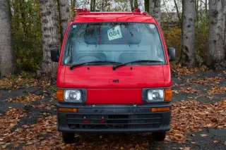 1999 Daihatsu Hi-Jet Fire Fighter 4WD, 2Hi-4Hi-4Lo, 5MT — Red Kei Trucks, photo 1 of 9
